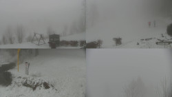 Sdružený snímek okolí chaty Myslivna