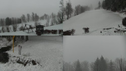 Sdružený snímek okolí chaty Myslivna