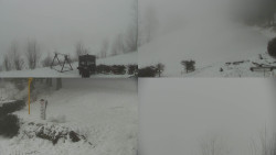 Sdružený snímek okolí chaty Myslivna