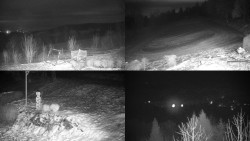 Sdružený snímek okolí chaty Myslivna