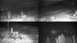 Sdružený snímek okolí chaty Myslivna