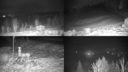 Sdružený snímek okolí chaty Myslivna