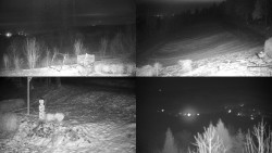 Sdružený snímek okolí chaty Myslivna