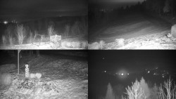 Sdružený snímek okolí chaty Myslivna