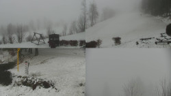 Sdružený snímek okolí chaty Myslivna