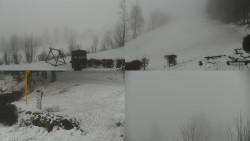 Sdružený snímek okolí chaty Myslivna