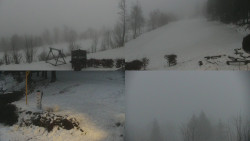 Sdružený snímek okolí chaty Myslivna