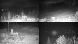 Sdružený snímek okolí chaty Myslivna