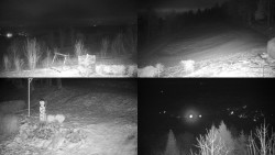 Sdružený snímek okolí chaty Myslivna