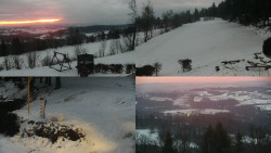 Sdružený snímek okolí chaty Myslivna