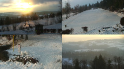 Sdružený snímek okolí chaty Myslivna