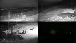 Sdružený snímek okolí chaty Myslivna