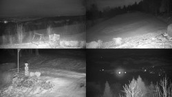 Sdružený snímek okolí chaty Myslivna