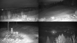 Sdružený snímek okolí chaty Myslivna