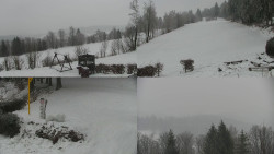 Sdružený snímek okolí chaty Myslivna