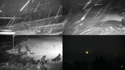 Sdružený snímek okolí chaty Myslivna