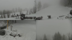 Sdružený snímek okolí chaty Myslivna