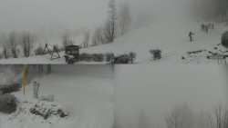 Sdružený snímek okolí chaty Myslivna