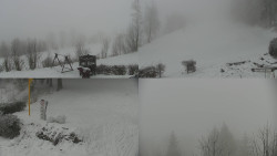 Sdružený snímek okolí chaty Myslivna