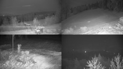 Sdružený snímek okolí chaty Myslivna