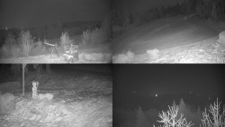 Sdružený snímek okolí chaty Myslivna