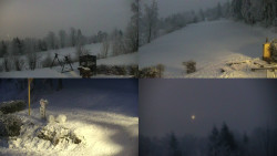 Sdružený snímek okolí chaty Myslivna