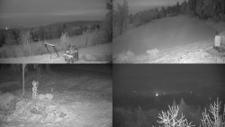 Sdružený snímek okolí chaty Myslivna