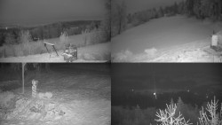 Sdružený snímek okolí chaty Myslivna