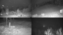 Sdružený snímek okolí chaty Myslivna