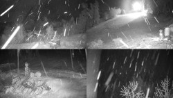 Sdružený snímek okolí chaty Myslivna