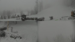 Sdružený snímek okolí chaty Myslivna