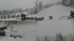 Sdružený snímek okolí chaty Myslivna