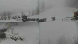 Sdružený snímek okolí chaty Myslivna