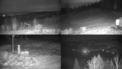 Sdružený snímek okolí chaty Myslivna