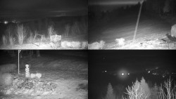 Sdružený snímek okolí chaty Myslivna