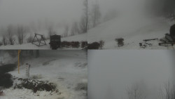 Sdružený snímek okolí chaty Myslivna