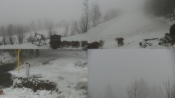 Sdružený snímek okolí chaty Myslivna