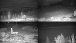 Sdružený snímek okolí chaty Myslivna