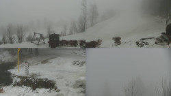 Sdružený snímek okolí chaty Myslivna