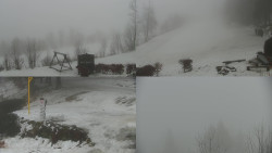 Sdružený snímek okolí chaty Myslivna