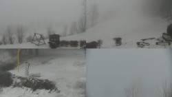 Sdružený snímek okolí chaty Myslivna