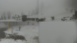 Sdružený snímek okolí chaty Myslivna