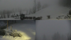 Sdružený snímek okolí chaty Myslivna