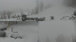 Sdružený snímek okolí chaty Myslivna