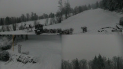 Sdružený snímek okolí chaty Myslivna