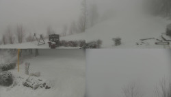 Sdružený snímek okolí chaty Myslivna