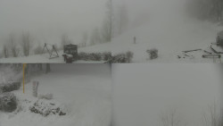 Sdružený snímek okolí chaty Myslivna