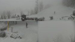 Sdružený snímek okolí chaty Myslivna