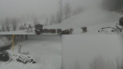 Sdružený snímek okolí chaty Myslivna