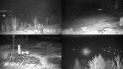 Sdružený snímek okolí chaty Myslivna